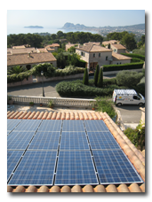 Panneau solaire photovoltaïque